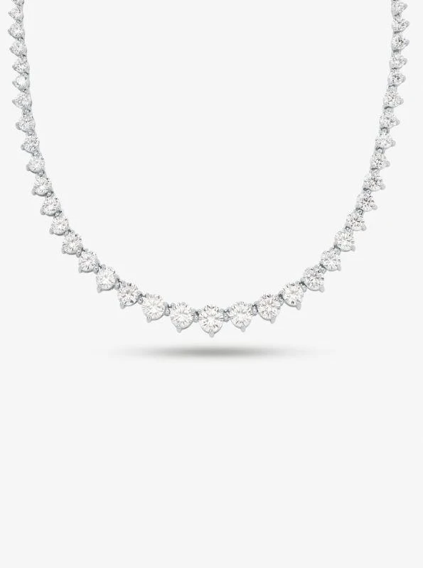 商品Michael Kors|Precious Metal-Plated Sterling Silver Cubic Zirconia Necklace,价格¥2438,第1张图片