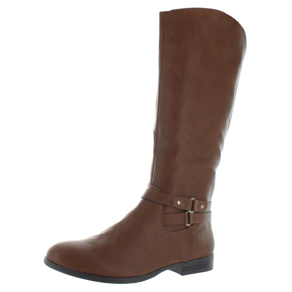 商品Style & Co|Style & Co. Womens Kindell Faux Leather Round Toe Riding Boots,价格¥112-¥126,第6张图片详细描述