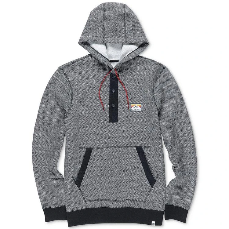 商品Element|Men's Highland Henley Hoodie,价格¥449,第3张图片详细描述