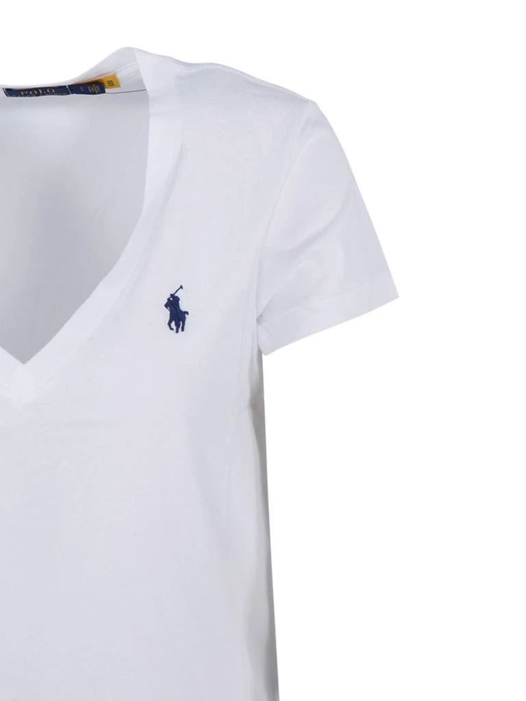 商品Ralph Lauren|Polo Ralph Lauren Pony Embroidered V-Neck T-Shirt,价格¥558,第4张图片详细描述