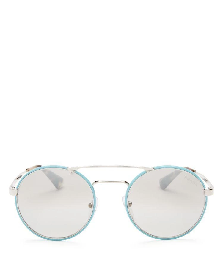 商品Prada|Women's Mirrored Round Sunglasses, 54mm,价格¥1710,第1张图片
