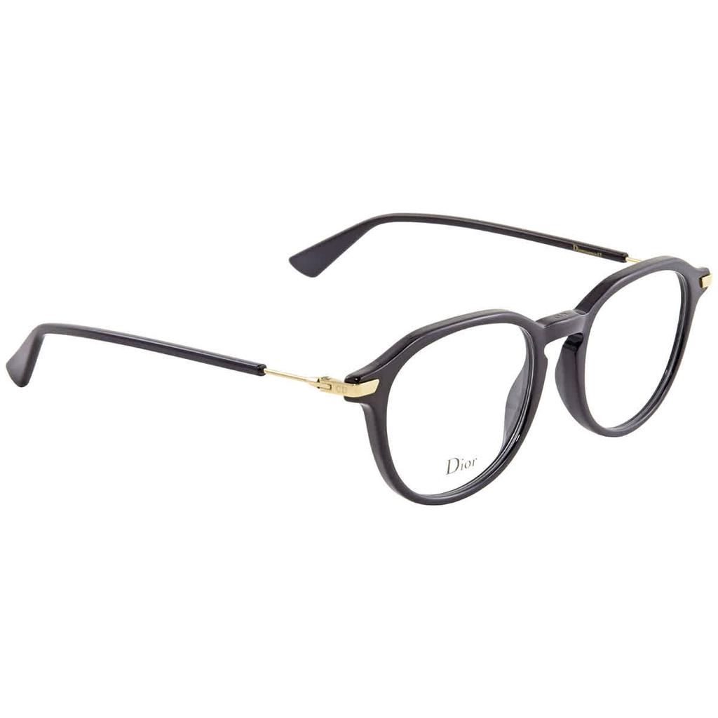 Black Round Ladies Eyeglasses DIORESSENCE1780749商品第1张图片规格展示
