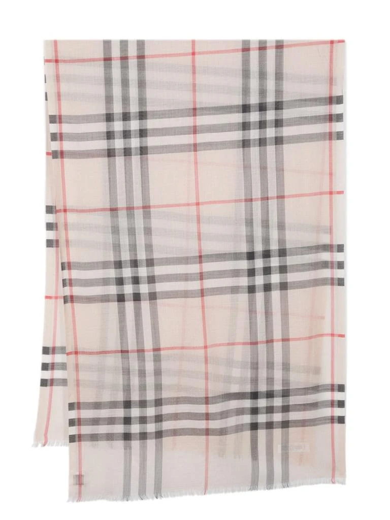 商品Burberry|BURBERRY - Giant Check Wool And Silk Blend Scarf,价格¥3133,第1张图片