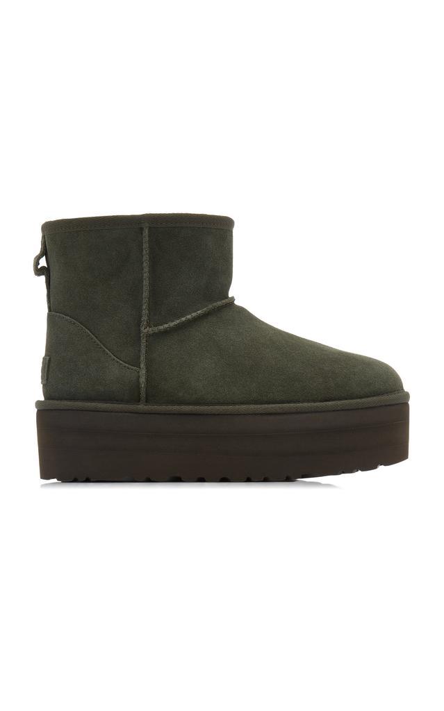 商品UGG|UGG - Women's Classic Mini Platform Sheepskin Boots - Brown/black - Moda Operandi,价格¥1179,第3张图片详细描述