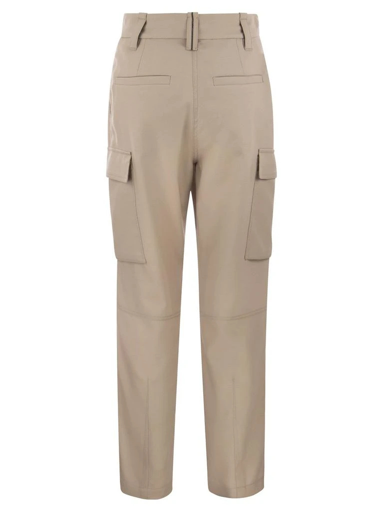 商品Brunello Cucinelli|Brunello Cucinelli Cargo Tailored Trousers,价格¥9212-¥10528,第2张图片详细描述