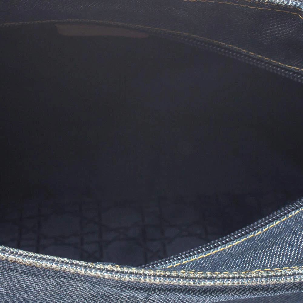 Dior Blue Denim and Leather Maris Pearl Tote 商品
