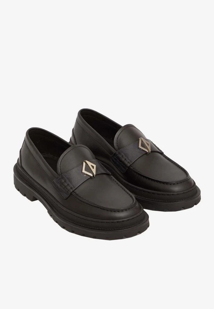 商品Dior|Logo Plaque Explorer Loafers in Calf Leather,价格¥4672,第2张图片详细描述