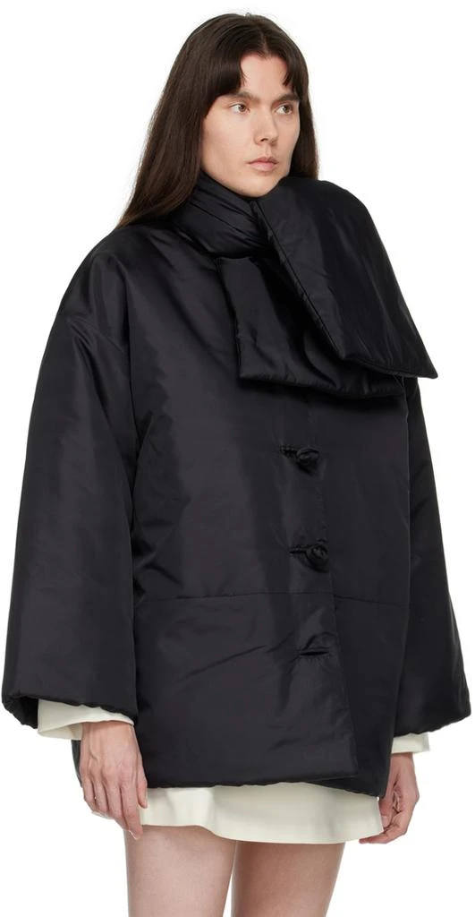 商品Totême|Black Padded Scarf Jacket,价格¥1919,第2张图片详细描述