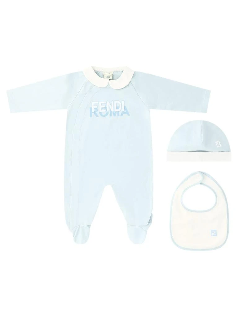 商品Fendi|Fendi Kids Logo Embroidered Tracksuit Set,价格¥1376,第1张图片
