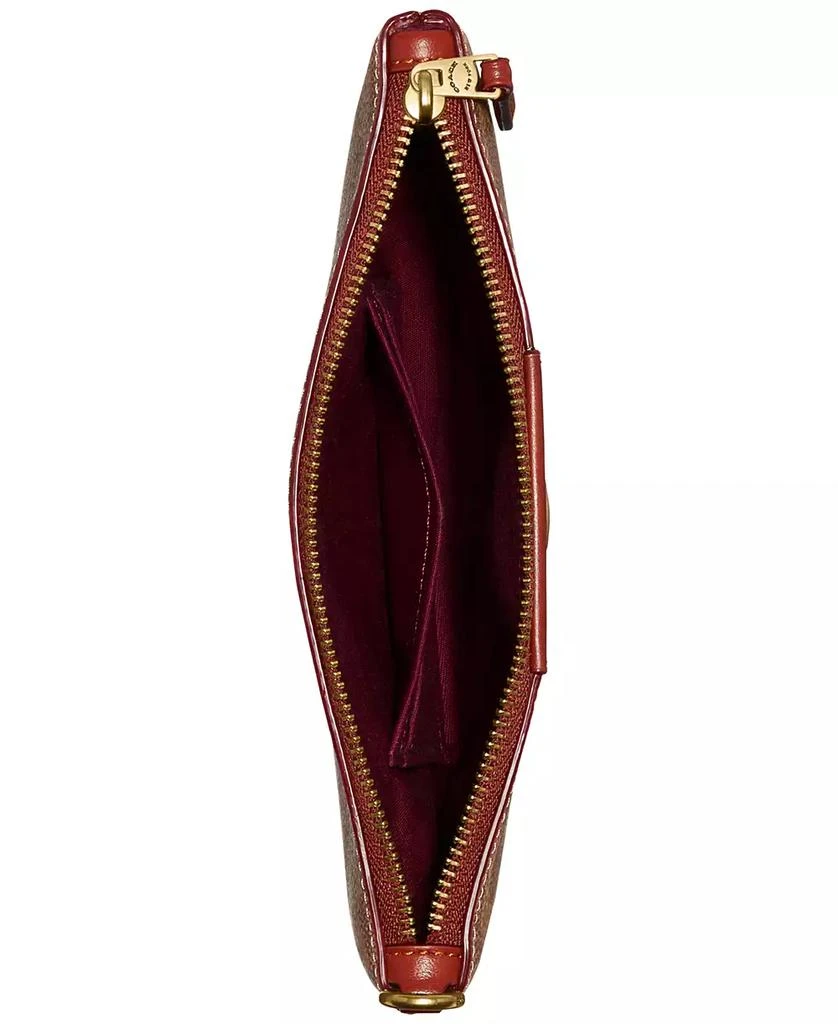 商品Coach|Signature Coated Canvas Small Zip-Top Wristlet,价格¥572,第3张图片详细描述