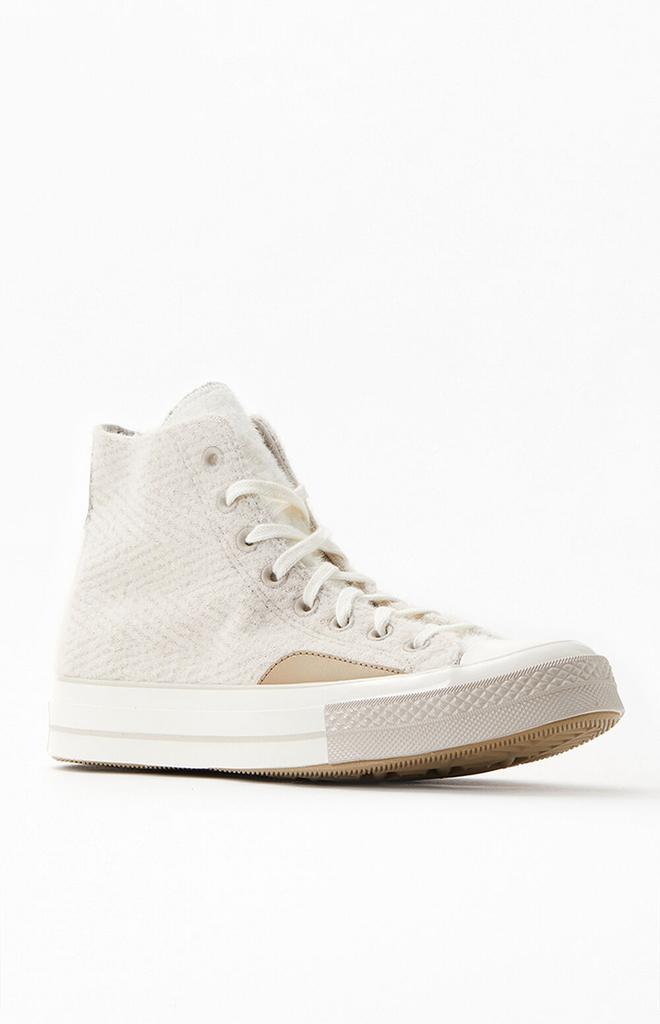 Khaki Chuck 70 Cozy High Top Sneakers商品第1张图片规格展示