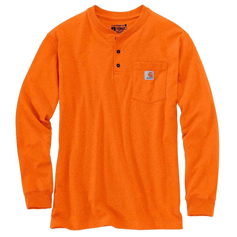 商品Carhartt|Carhartt Men's Workwear Pocket Long Sleeve Henley Top,价格¥248,第2张图片详细描述