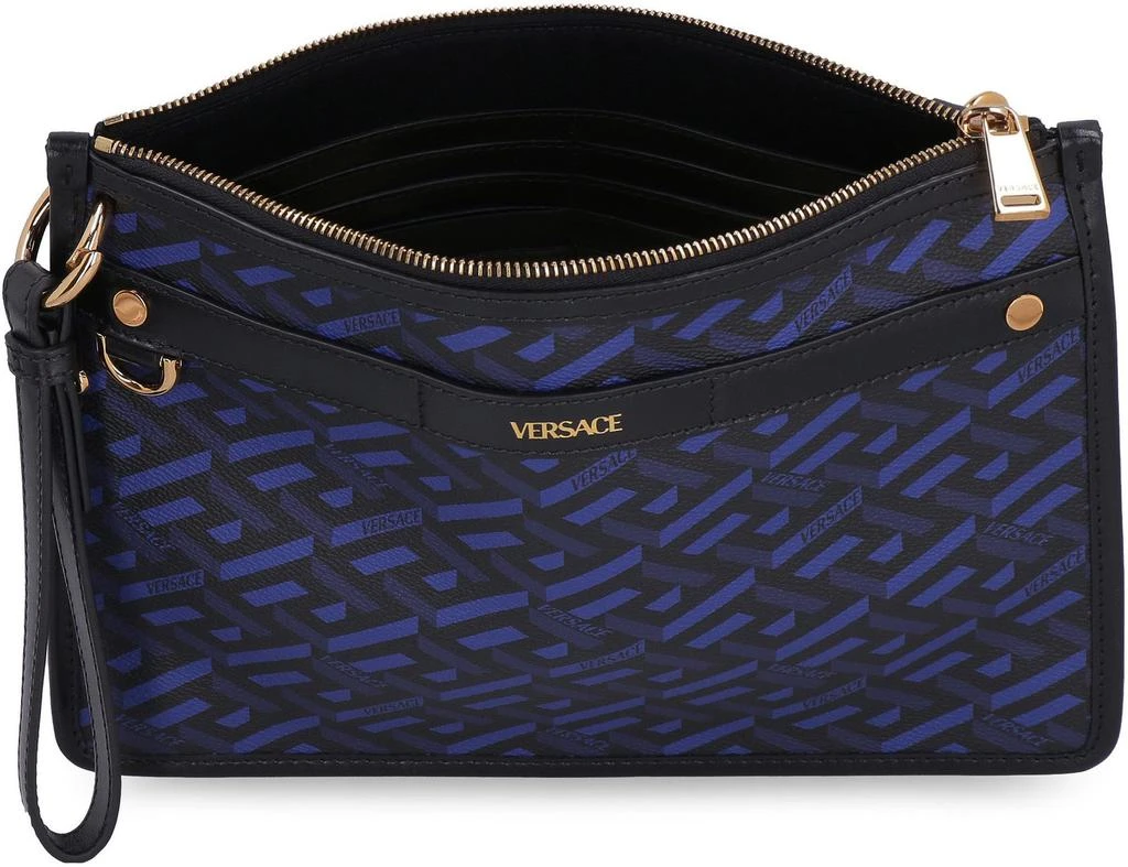商品Versace|Versace La Greca Monogram Crossbody Bag,价格¥3234,第5张图片详细描述