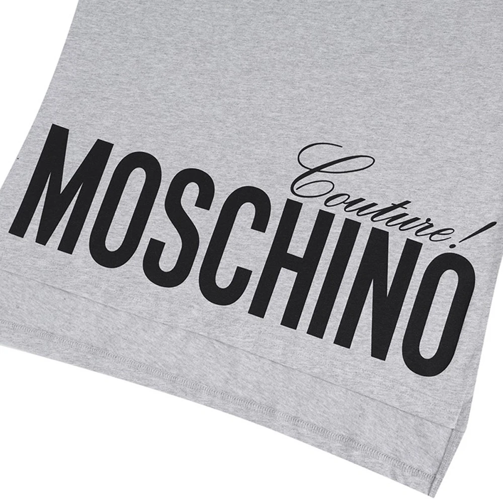 MOSCHINO 女士灰色字母印花短袖T恤 EA0703-0540-1485 商品