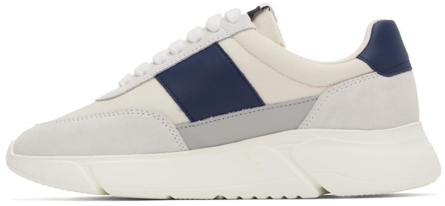 商品Axel Arigato|Beige & Blue Genesis Vintage Sneakers,价格¥1201,第5张图片详细描述