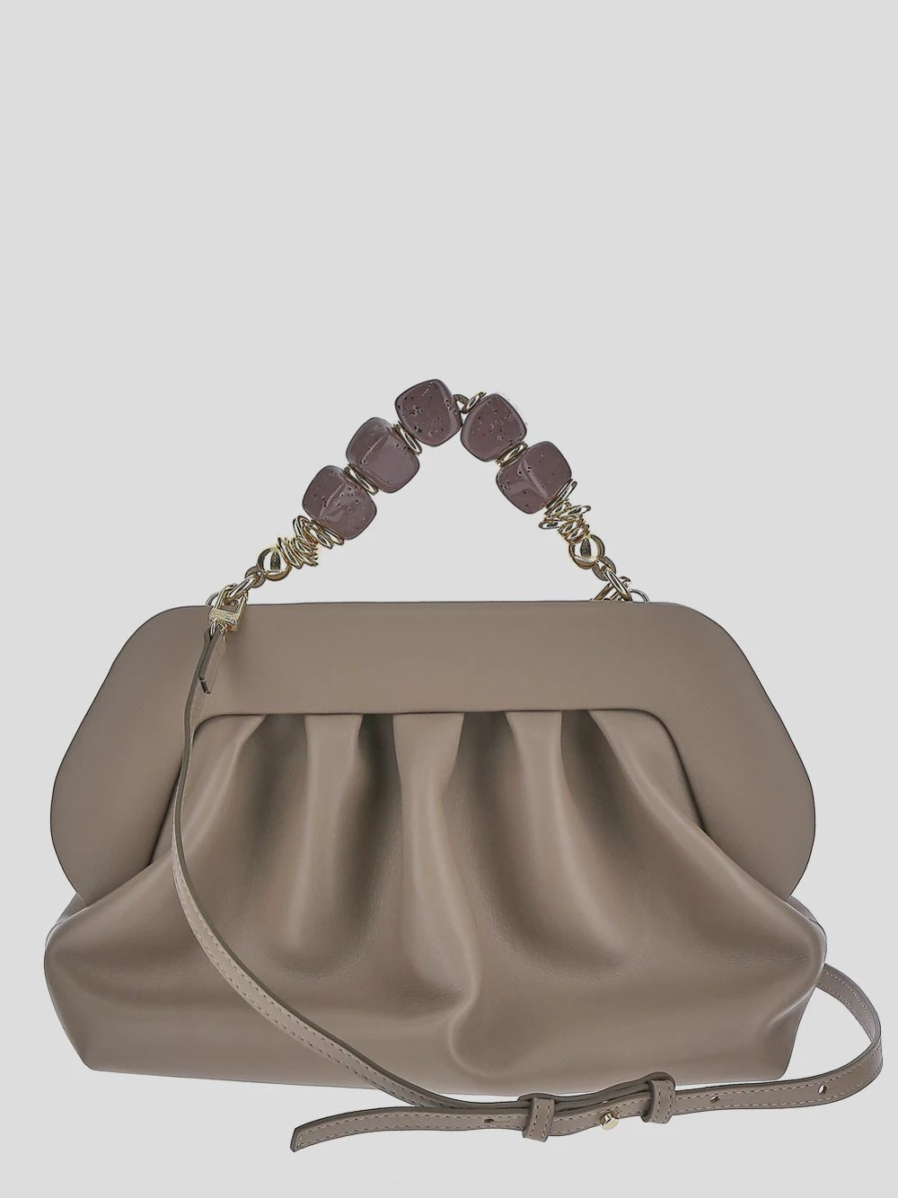 商品【商品预售7天】 THEMOIRe|THEMOIRe 女士手拿包 TMFW22BBN6BIOSLIGHTTAUPE 米白色,价格¥1905,第5张图片详��细描述