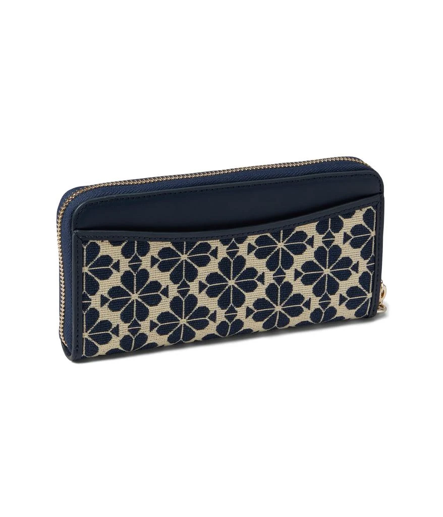 商品Kate Spade|Spade Flower Jacquard Zip Around Continental Wristlet,价格¥1542,第2张图片详细描述