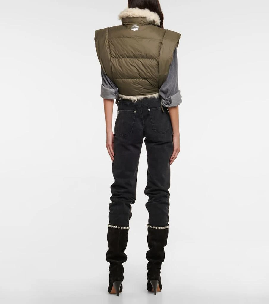 商品Isabel Marant|Hoodiali cropped puffer vest,价格¥5120,第3张图片详细描述