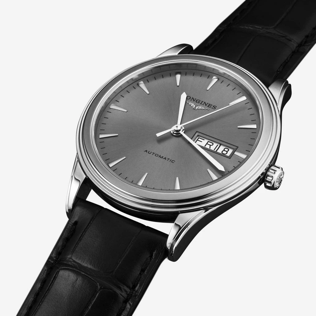 商品Longines|Longines Flagship Stainless Steel Automatic Men's Watch L48994722,价格¥8203,第2张图片详细描述