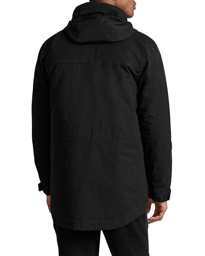 商品Ralph Lauren|男士棉混纺斜纹绗缝衬里连帽大衣,价格¥2456,第5张图片详细描述