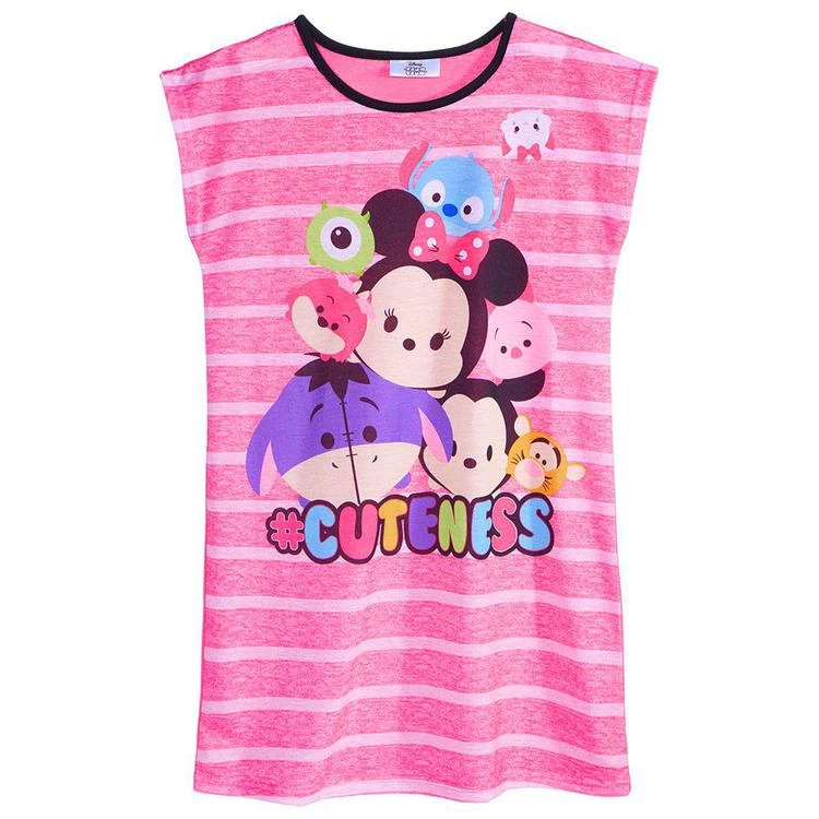 商品Disney|大/小童Tsum Tsum Nightgown, Little Girls (2-6X) & Big Girls (7-16),价格¥72,第1张图片