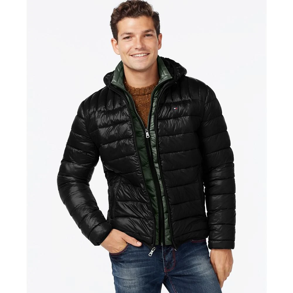 商品Tommy Hilfiger|Tommy Hilfiger 连帽压缩羽绒夹克,价格¥867,第1张图片