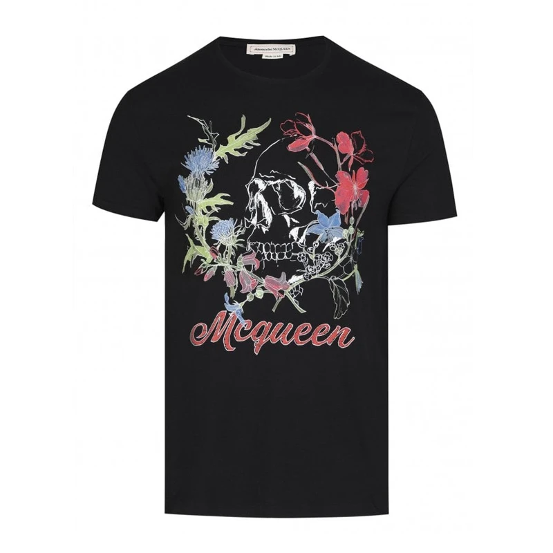 ALEXANDER MCQUEEN 黑色男士T恤 622100-QPZ54-0901 商品
