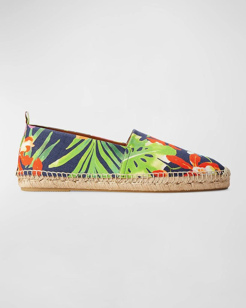 商品Ralph Lauren|Men's Bosworth Printed Canvas Espadrilles,价格¥1315,第1张图片