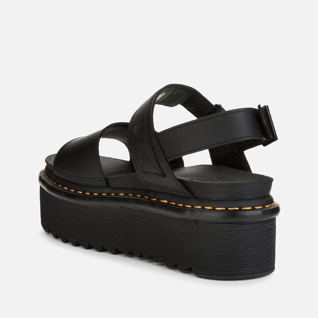 商品Dr. Martens|Dr. Martens Women's Voss Quad Double Strap Sandals - Black,价格¥764,第2张图片详细描述