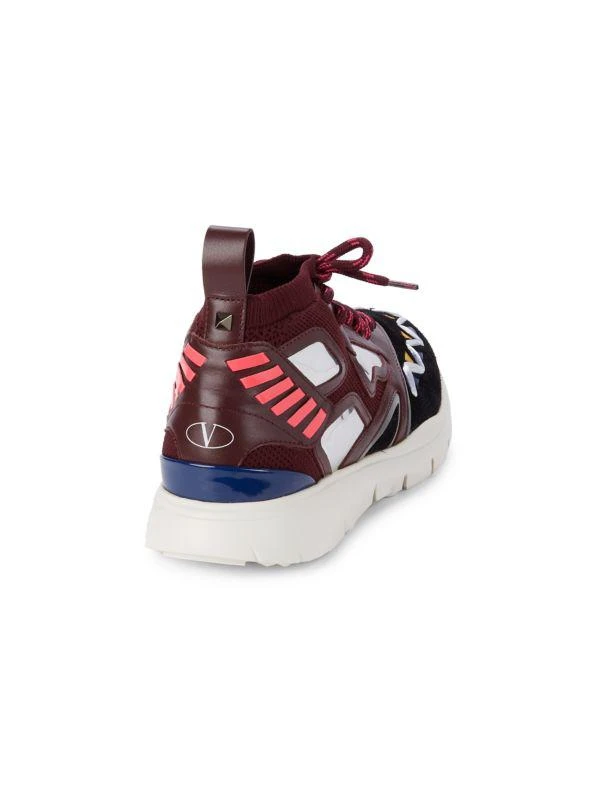 商品Valentino|Mixed-Media Platform Runners,价格¥2074,第3张图片详细描述