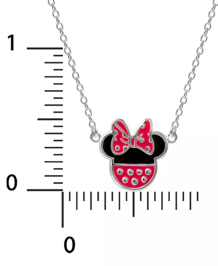 商品Disney|Minnie Mouse Enamel Pendant Necklace in Sterling Silver, 16" + 2" extender,价格¥314,第5张图片详细描述
