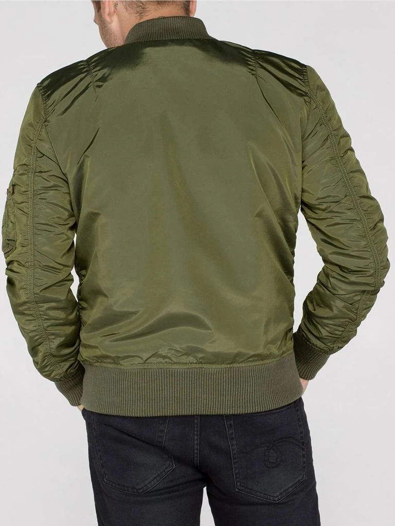 商品Alpha Industries|Ma1 tt dark green shell bomber jacket,价格¥1909,第3张图片详细描述