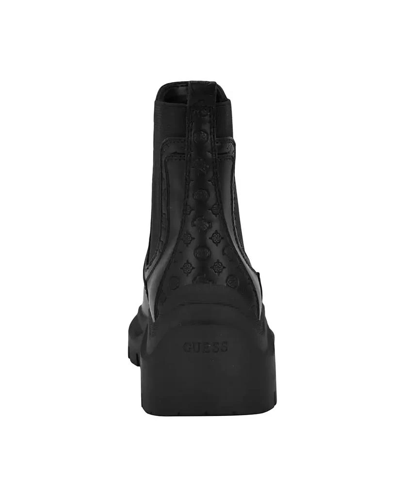 商品GUESS|Women's Yesses Triple Triangle Lug Sole Gore Chelsea Boots,价格¥314,第3张图片详细描述