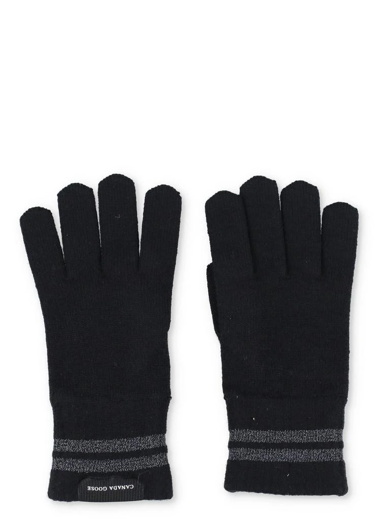 商品Canada Goose|Canada Goose Stripe-Detailed Knitted Gloves,价格¥1037,第1张图片