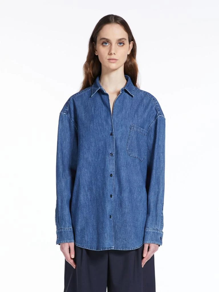 商品Weekend Max Mara|Cotton denim shirt,价格¥1109,第2张图片详细描述