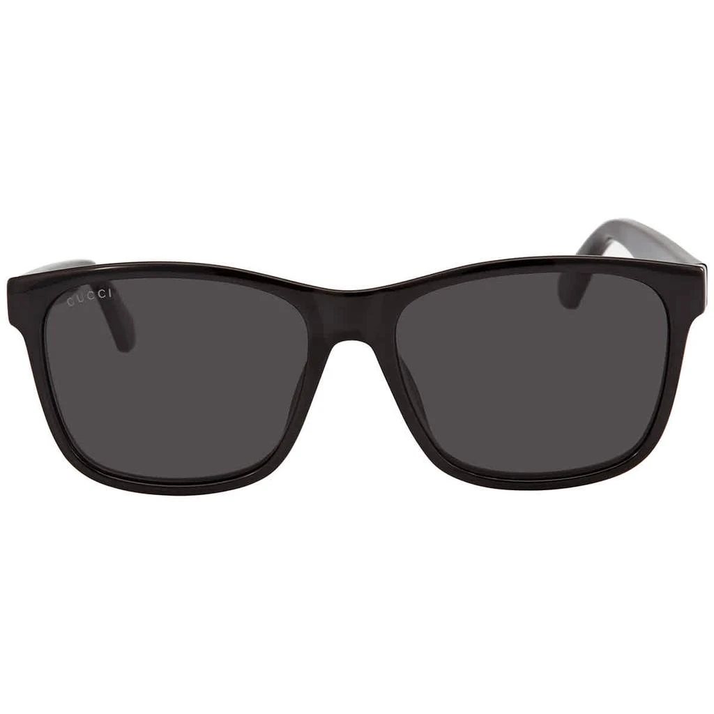 商品Gucci|Grey Rectangular Men's Sunglasses GG0746S 001 57,价格¥1050,第1张图片