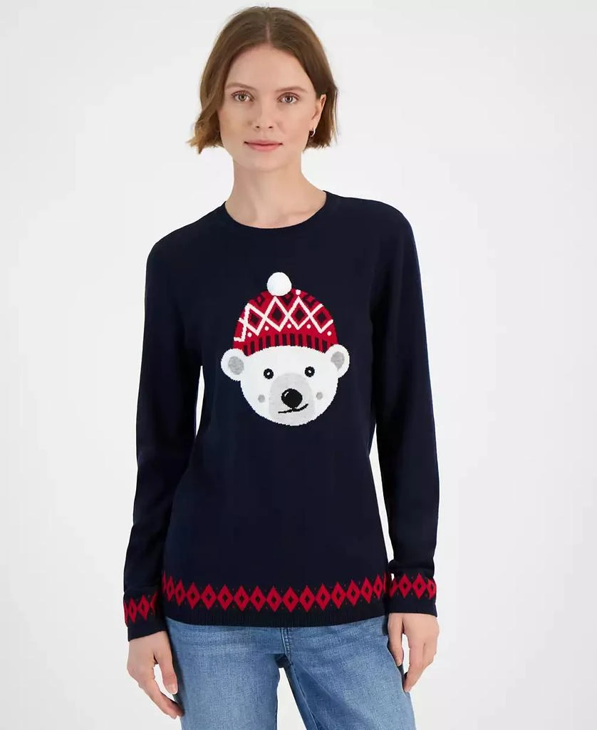 商品Tommy Hilfiger|Women's Graphic Ivy Sweater,价格¥159,第1张图片详细描述