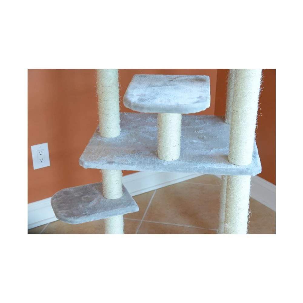 商品Macy's|GleePet 74-Inch Real Wood Cat Tree With Seven Levels,价格¥1560,第5张图片详细描述