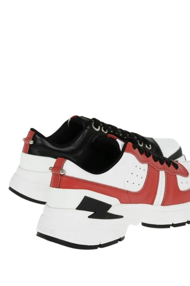 商品Neil Barrett|Neil Barrett Men&#39;s  Red Other Materials Sneakers,价格¥3779,第2张图片详细描述