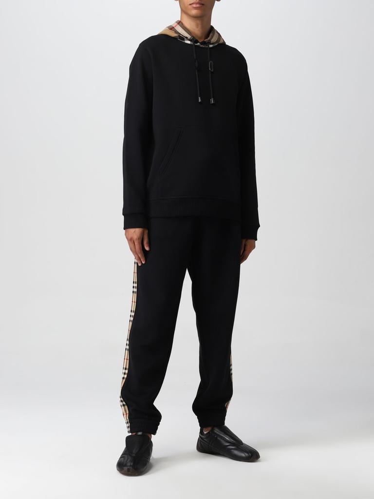 Burberry jogging trousers with check bands商品第2张图片规格展示
