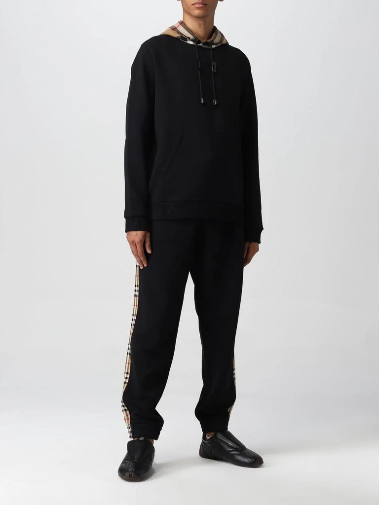 商品Burberry|Burberry jogging trousers with check bands,价格¥2972,第2张图片详细描述