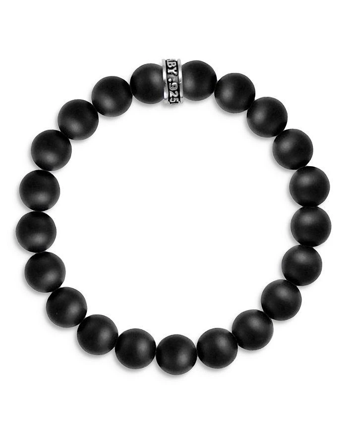 商品King Baby|Black Onyx Beaded Bracelet,价格¥1211,第1张图片