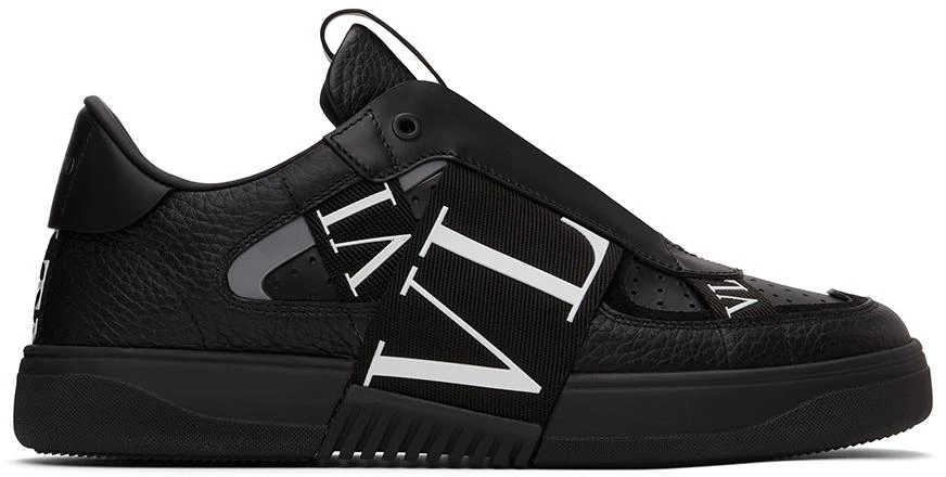 商品Valentino|Black 'VL7N' Slip-On Sneakers,价格¥2895,第1张图片