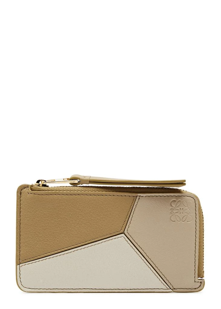 商品Loewe|Puzzle colour-blocked leather coin purse,价格¥3446,第1张图片