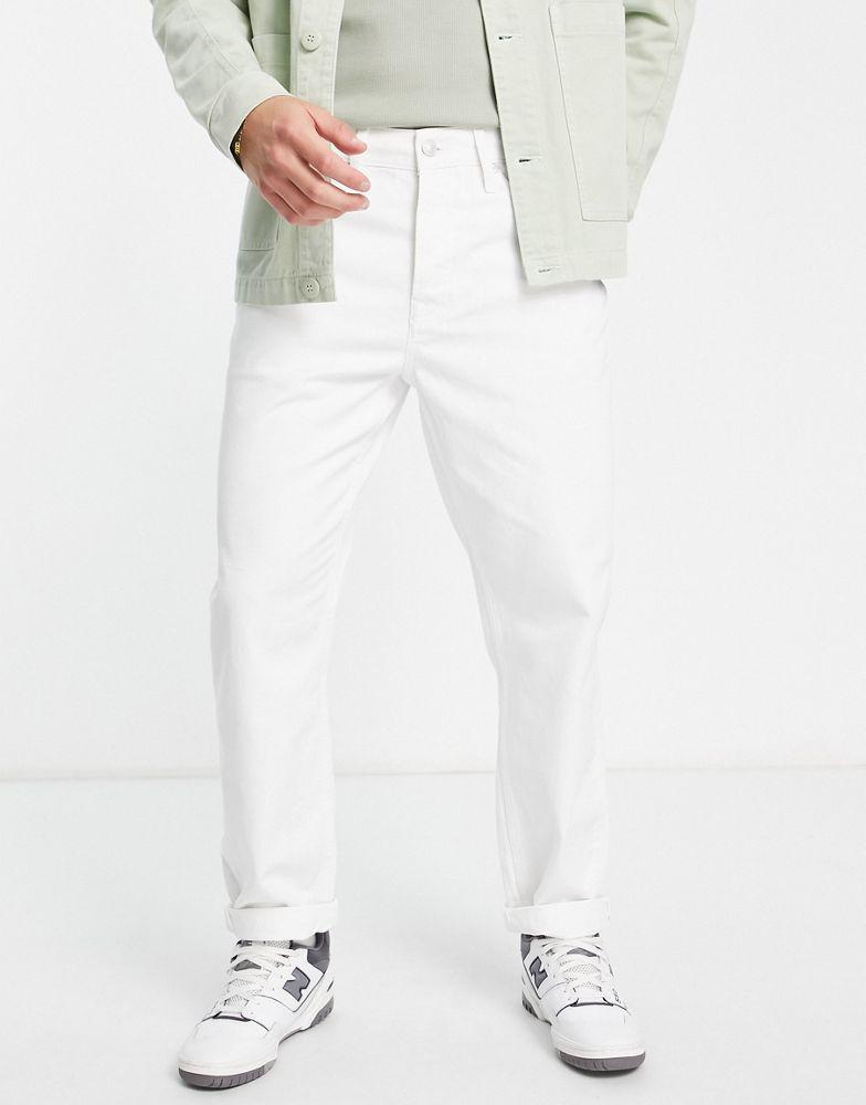 商品Topman|Topman relaxed jean in white,价格¥334,第6张图片详细描述