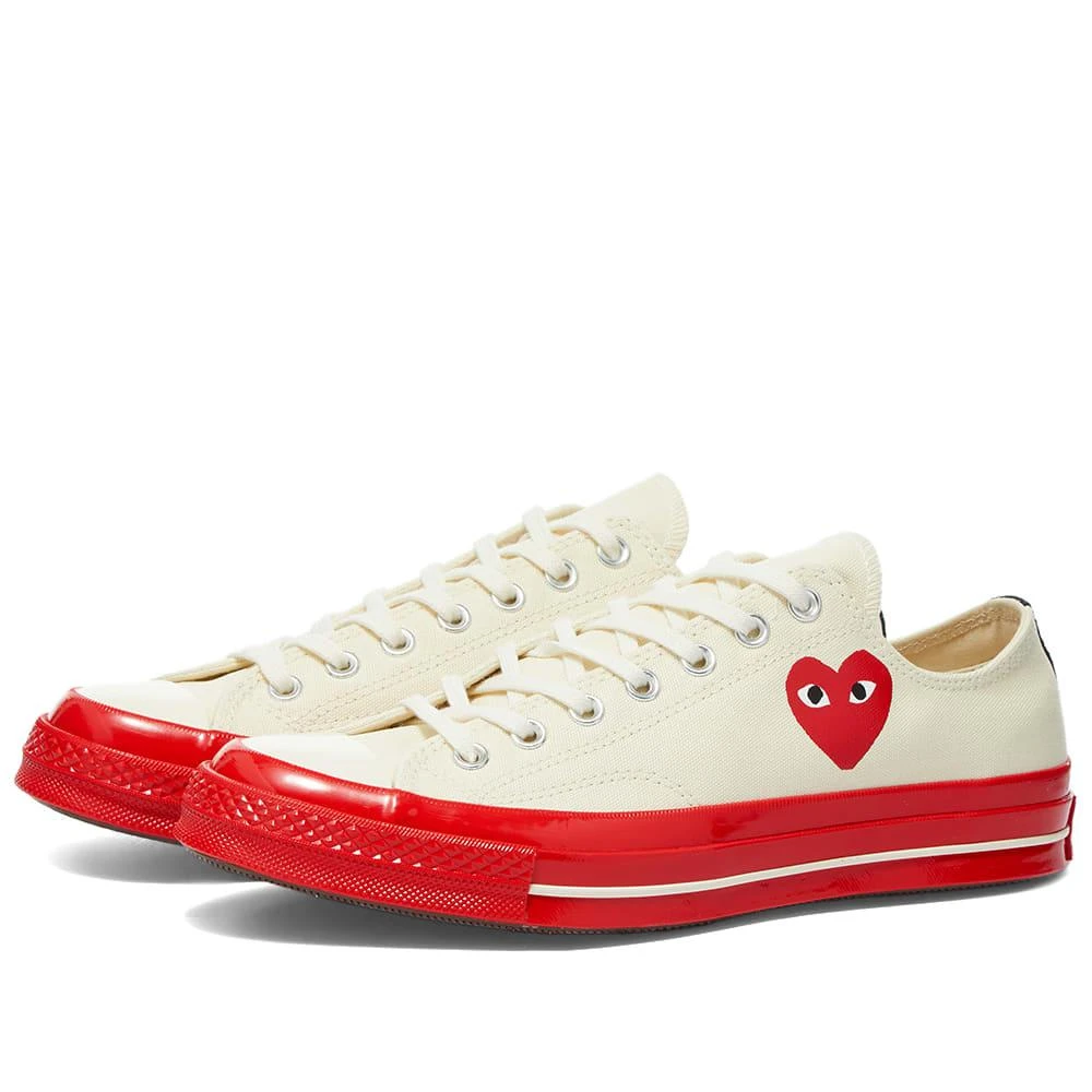 商品Comme des Garcons|Comme des Garçons Play x Converse Chuck Taylor Red Sole Low,价格¥1122,第1张图片