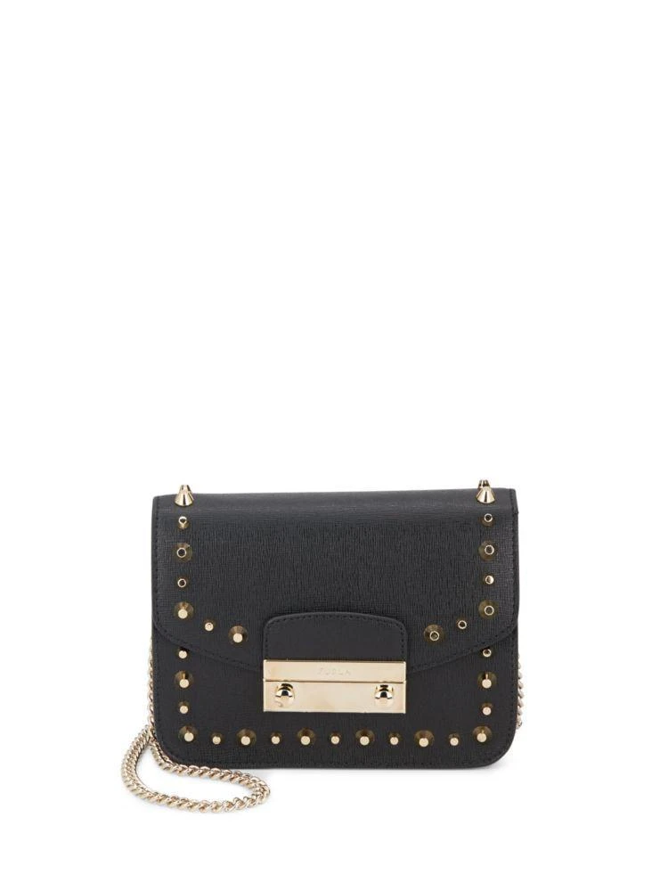 商品Furla|迷你真皮铆钉链条包,价格¥315,第1张图片