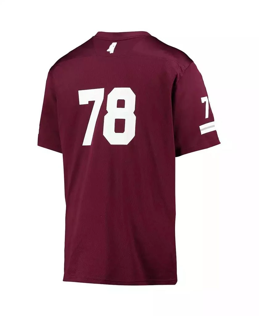 商品Adidas|Men's #78 Maroon Mississippi State Bulldogs Team Premier Football Jersey,价格¥1003,第4张图片详细描述