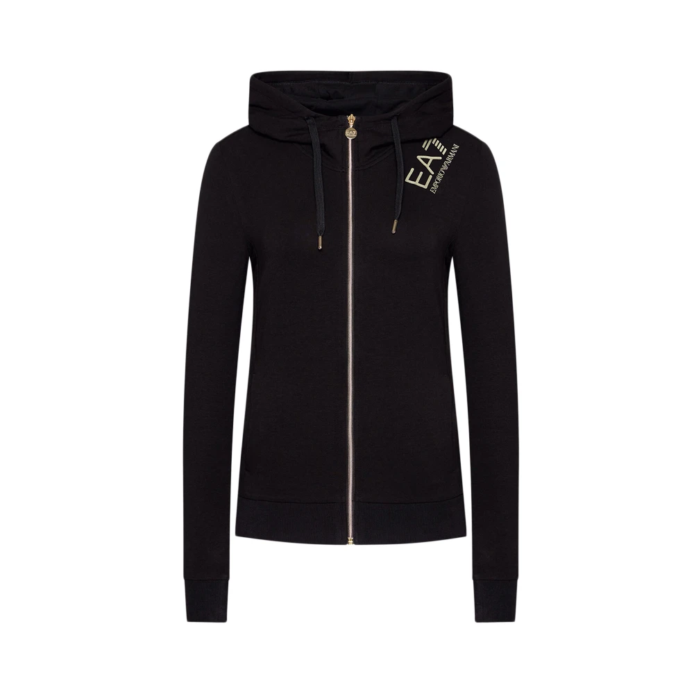 商品Emporio Armani|EMPORIO ARMANI 黑色女士卫衣/帽衫 6KTM06-TJCQZ-1200,价格¥689,第1张图片
