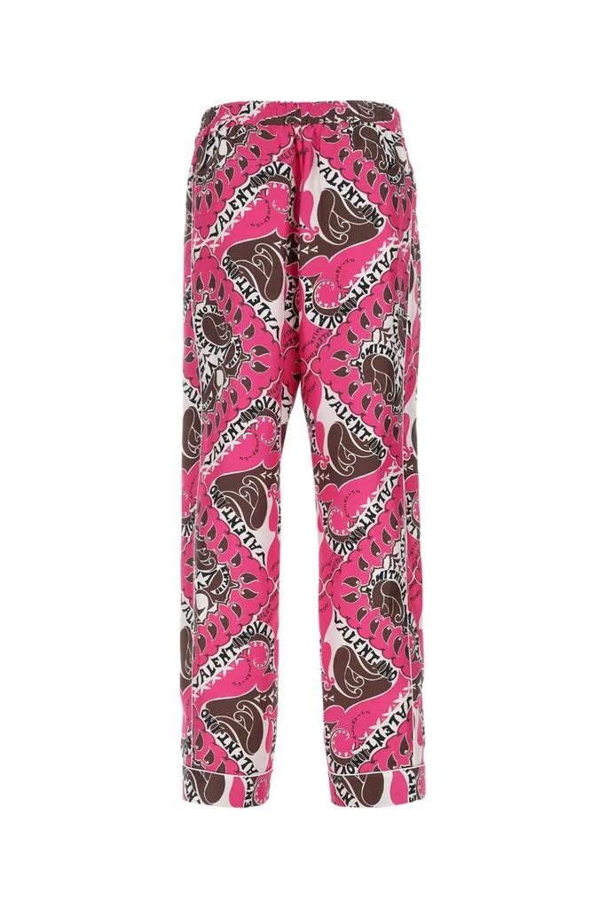 商品Valentino|Valentino Abstract-Printed Straight Leg Pajama Trousers,价格¥6223,第2张图片详细描述